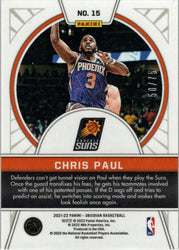 Panini Obsidian Basketball 2021-22 Tunnel Vision Purple Etch Insert Card 15 Chris Paul 50/75