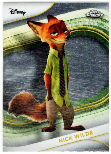 2025 Topps Chrome Disney Base Card 167 Nick Wilde
