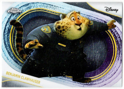 2025 Topps Chrome Disney Base Card 169 Benjamin Clawhauser