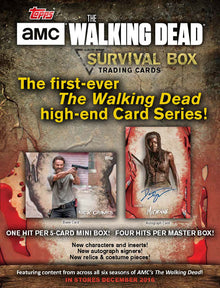 Topps 2016 Walking Dead Survival Box Factory Sealed Master Hobby Box