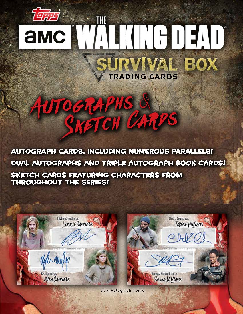 Topps 2016 Walking Dead Survival Box Factory Sealed Master Hobby Box