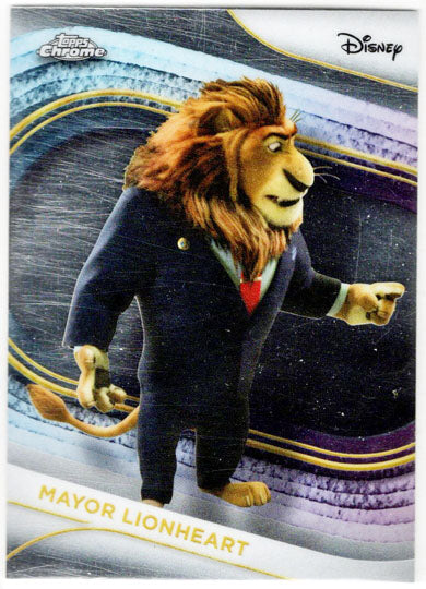 2025 Topps Chrome Disney Base Card 170 Mayor Lionheart