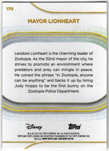 2025 Topps Chrome Disney Base Card 170 Mayor Lionheart