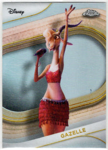 2025 Topps Chrome Disney Refractor Parallel Card 172 Gazelle