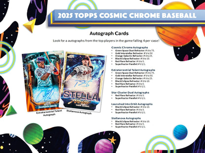 2025 Topps Cosmic Chrome Baseball Hobby Box