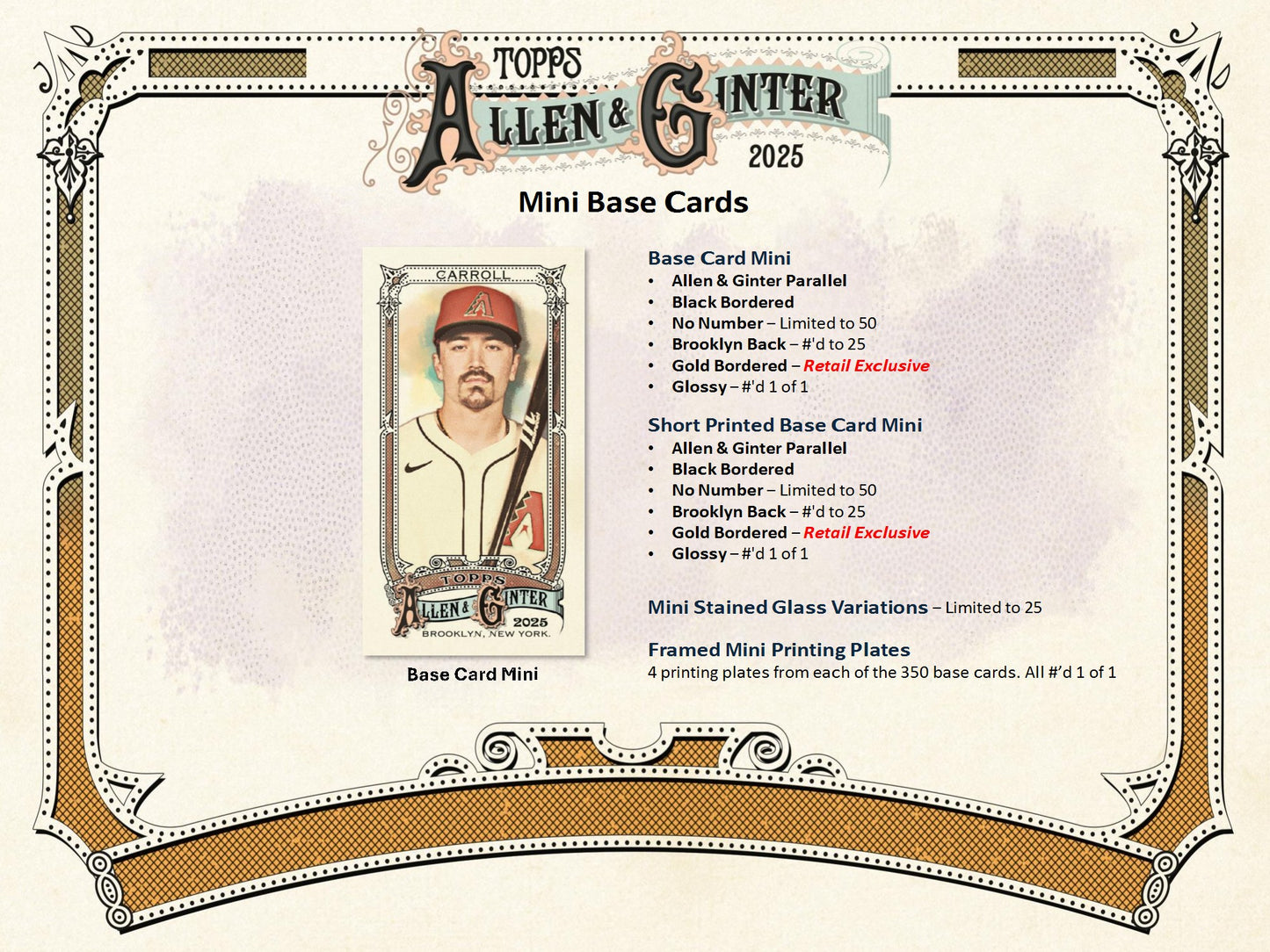 2025 Topps Allen & Ginter Baseball Hanger Fat Pack