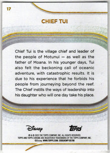 2025 Topps Chrome Disney Base Card 17 Chief Tui