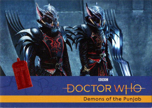2022 Doctor Who Series 11 & 12 Orange Parallel Card 17 "Demons Of The…" /50