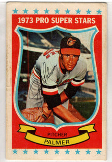 1973 Kellogg's Pro Super Stars Baseball Base Card 17 Jim Palmer