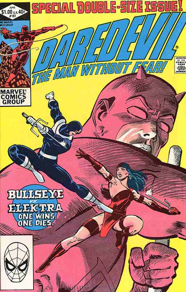 Daredevil #181 (1982) CGC 9.6 Death of Elektra Signed by Frank Miller