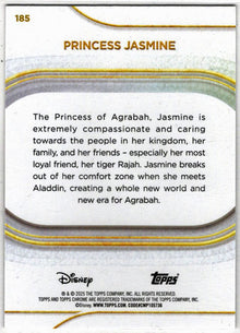 2025 Topps Chrome Disney Base Card 185 Princess Jasmine