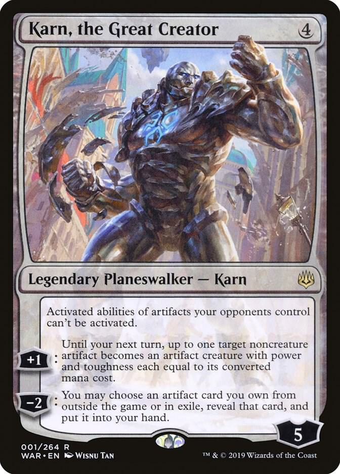 Karn, the Great Creator [War of the Spark] Near Mint