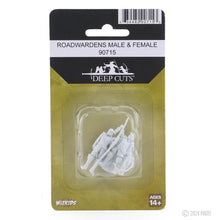 WizKids Deep Cuts Unpainted Miniatures - Roadwardens Male & Female