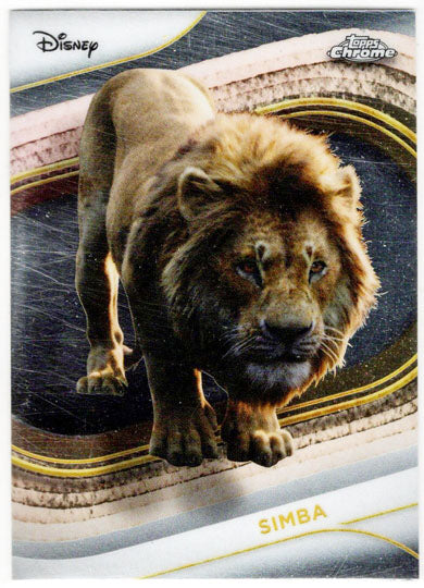 2025 Topps Chrome Disney Base Card 195 Simba