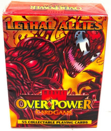 1995 Fleer Marvel OverPower CCG Lethal Allies Starter Deck