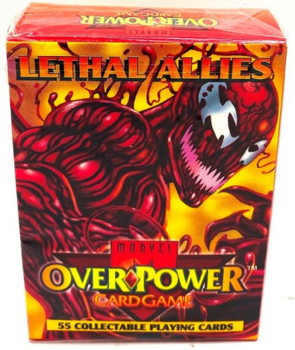 1995 Fleer Marvel OverPower CCG Lethal Allies Starter Deck