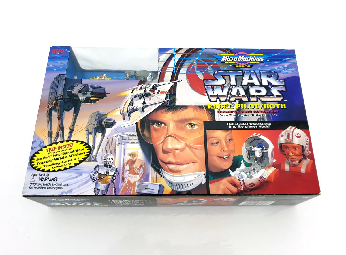 1994 Micro Machines Star Wars Rebel Pilot/Hoth Transforming Action Set