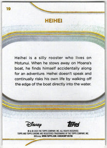 2025 Topps Chrome Disney Base Card 19 Heihei