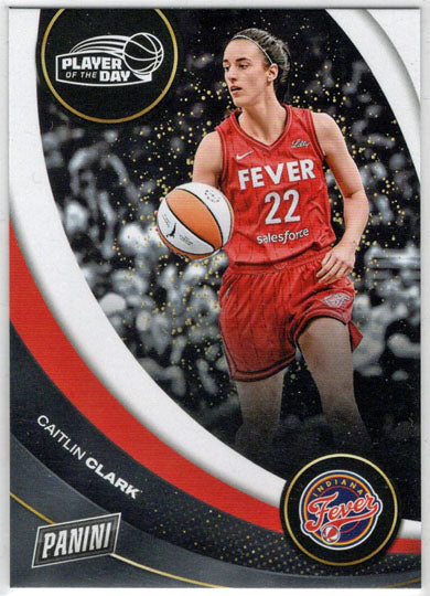 2025 Panini WNBA Player of the Day Base Card 1 Caitlin Clark