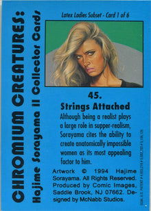 Sorayama 2 Chromium Creatures Latex Ladies Subset Card - 1 of 6