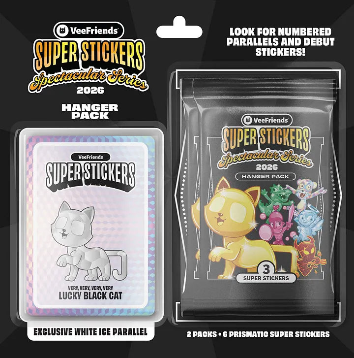 2026 VeeFriends Spectacular Series Super Stickers Hanger Packs 2026 VeeFriends Spectacular Series Super Stickers Hanger Packs