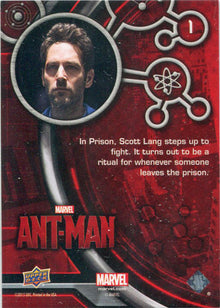 Marvel Ant-Man Bronze Base Parallel Chase Card 1
