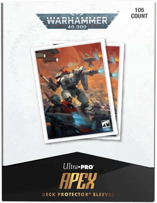 Ultra PRO: 105ct Standard Sleeves (APEX) - Warhammer 40k T'au Empire