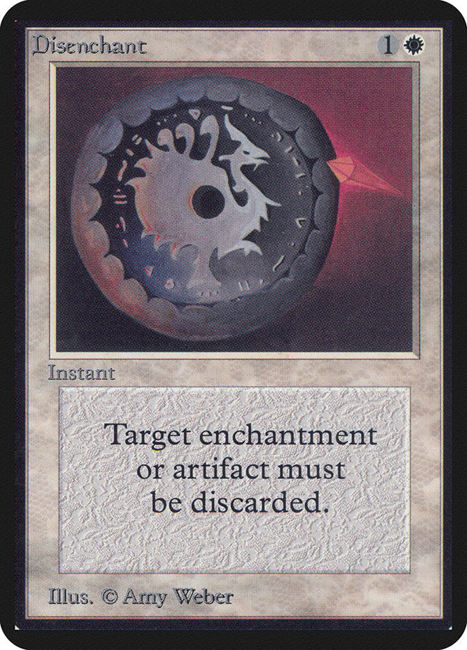 Magic: The Gathering MTG Disenchant [Alpha Edition] Graded CGC 7 Near Mint