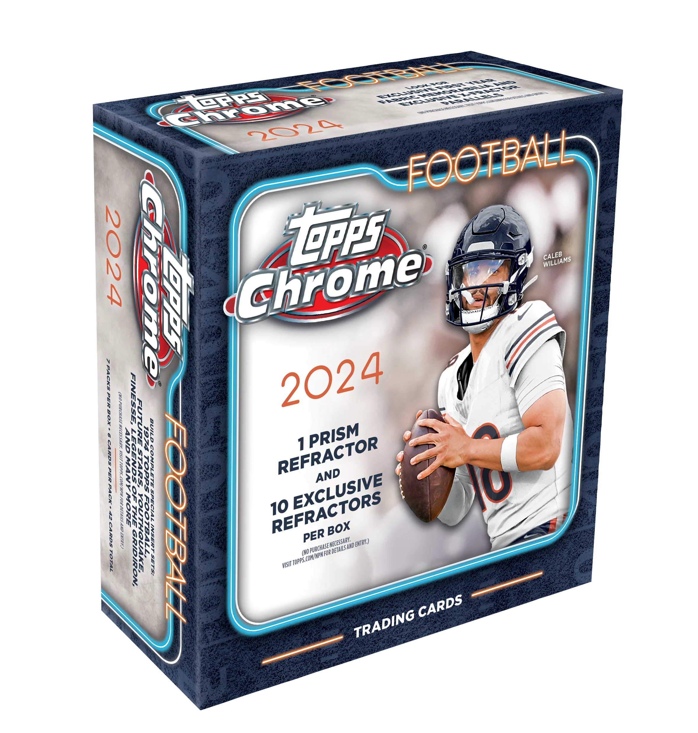 2024 Topps Chrome NFL Football Mega Box