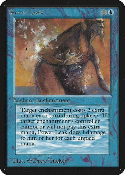 Magic: The Gathering MTG Power Leak [Alpha Edition] Graded CGC 8.5 NM/Mint+