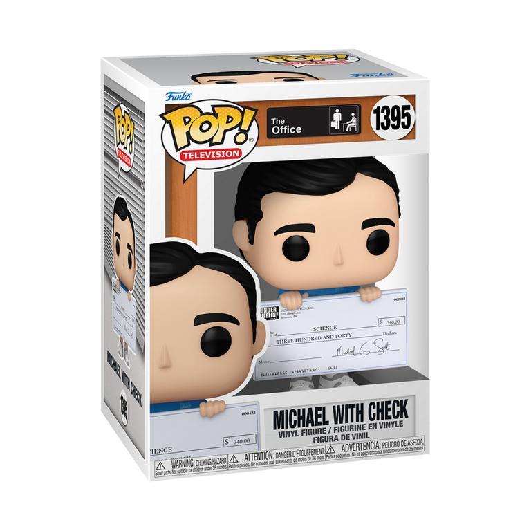 Pop TV The Office Michael with Check Vinyl Figure