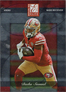 Panini Donruss Elite Football 2022/2002 Elite Throwback Insert Card 2002-48 Deebo Samuel