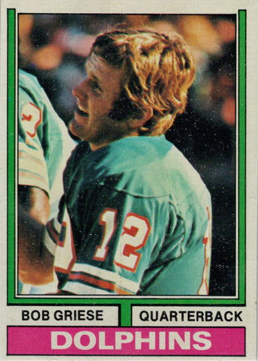 Topps Football 1974 Base Card 200 Bob Griese