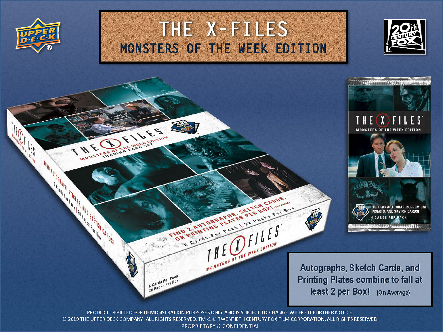 2024 Upper Deck The X-Files Monsters of the Week Edition Card Box  ***PRE-ORDER***