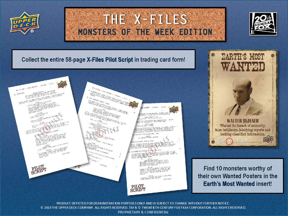 2024 Upper Deck The X-Files Monsters of the Week Edition Card Box  ***PRE-ORDER***