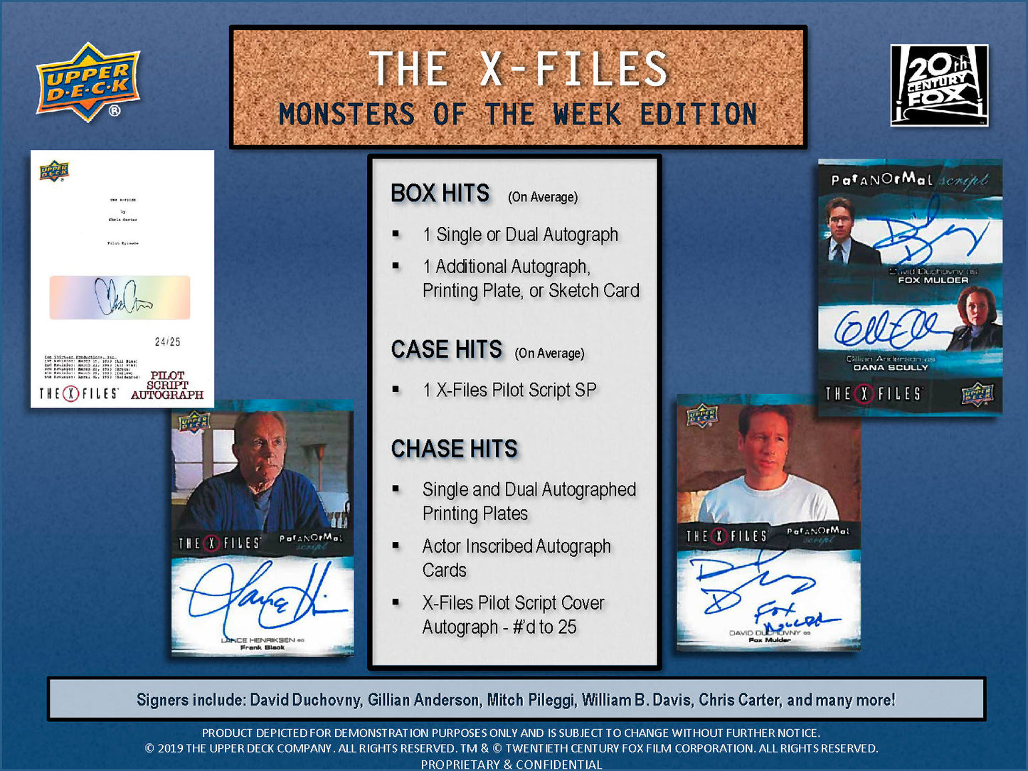 2024 Upper Deck The X-Files Monsters of the Week Edition Card Box