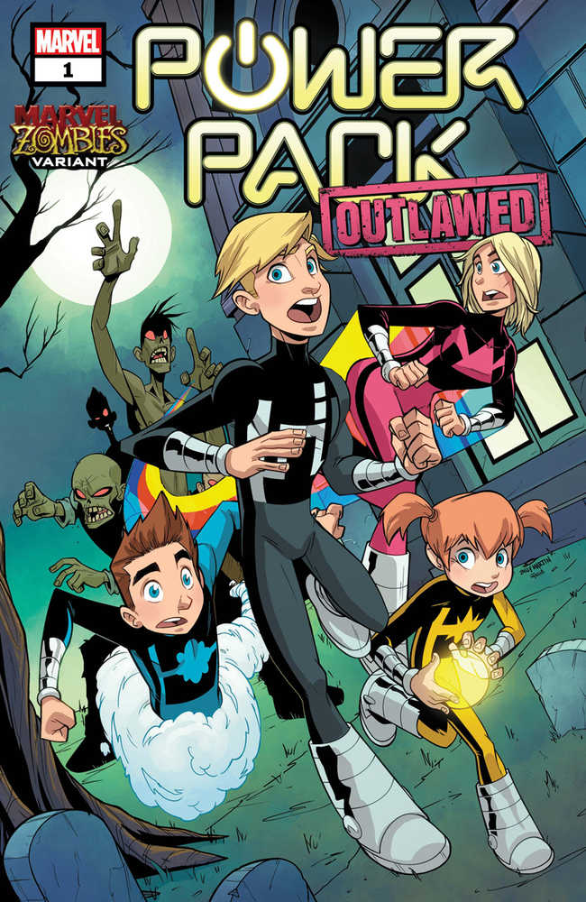 Power Pack #1 (Of 5) Martin Marvel Zombies Variant