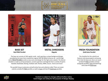2022 Skybox Metal Universe Champions Hobby Box