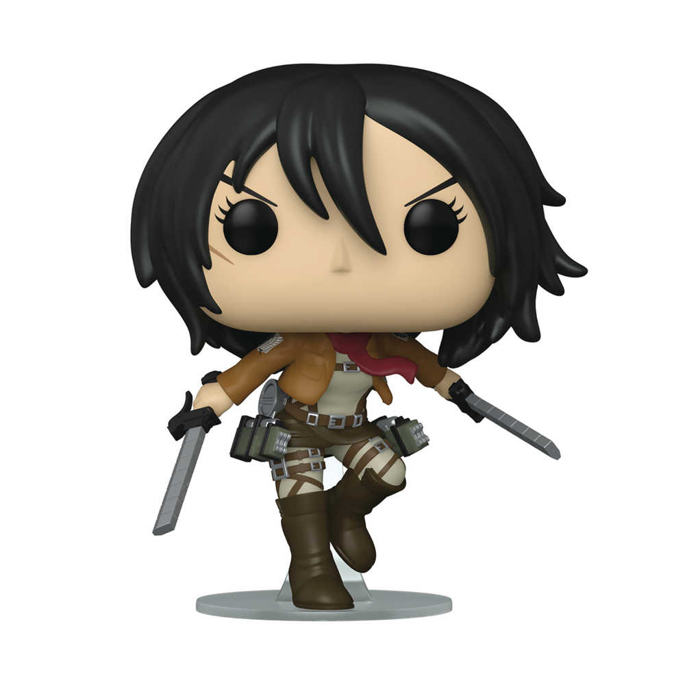 Pop Animation Aot S3 Mikasa Ackerman with Swords Vinyl Figure