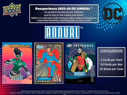 Upper Deck 2023-24 DC Annual Hobby Box