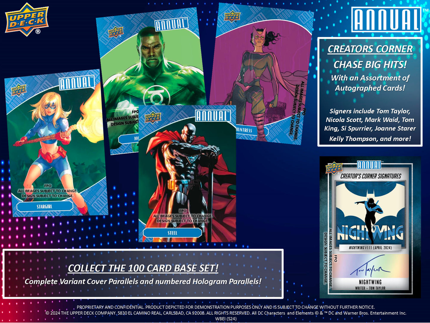 Upper Deck 2023-24 DC Annual Hobby Box