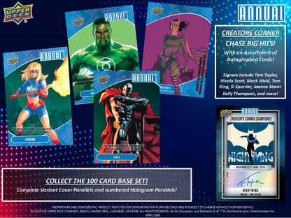 Upper Deck 2023-24 DC Annual Hobby Box