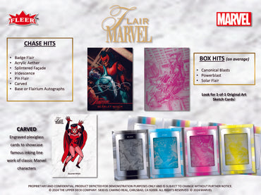 Upper Deck 2024 Marvel Flair Hobby Box