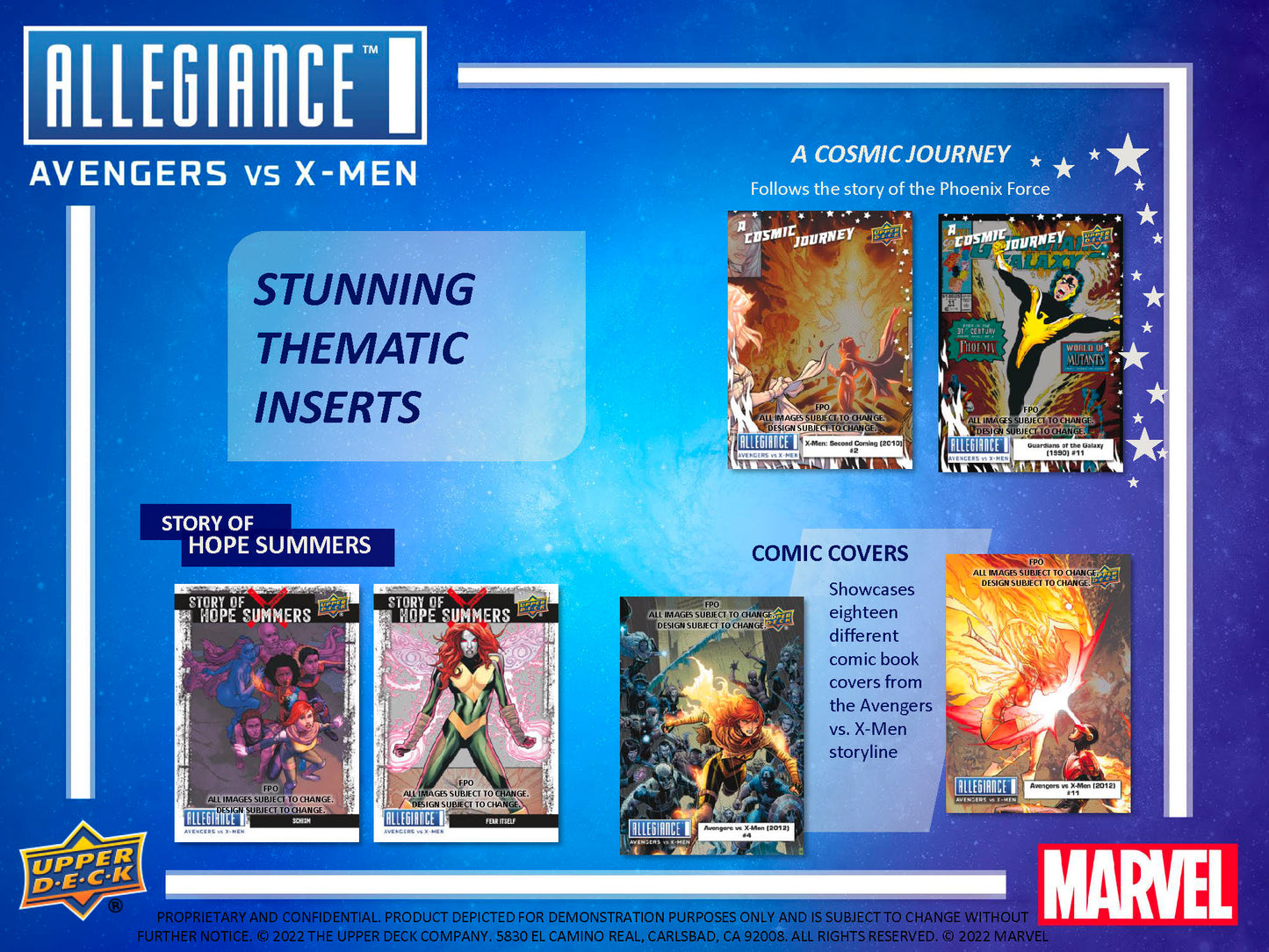 2023 UD Marvel Allegiance Avengers vs X-Men Hobby Box