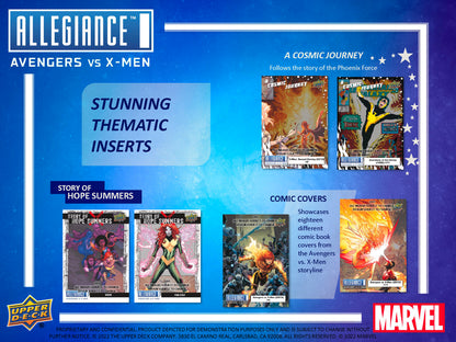 2023 UD Marvel Allegiance Avengers vs X-Men Hobby Box