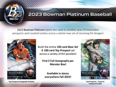 2023 Topps Bowman Platinum Baseball Hobby Pack