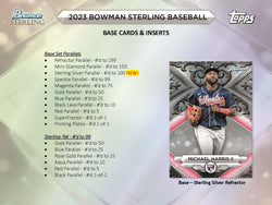 2023 Topps Bowman Sterling Baseball Master Hobby Box