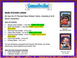 2023 Topps Garbage Pail Kids Series 2 InterGOOlactic Mayhem Hobby Collector Box