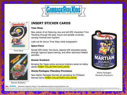 2023 Topps Garbage Pail Kids Series 2 InterGOOlactic Mayhem Hobby Collector Box