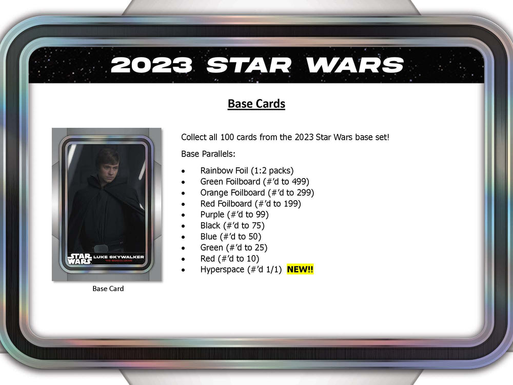 2023 Topps Star Wars Hobby Super Box